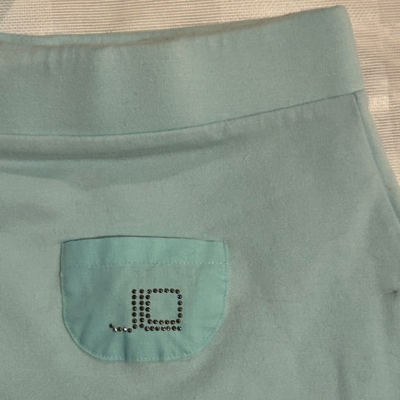 Vintage J. Lo Aquamarine cotton Trackpants Large - Picture 5 of 8